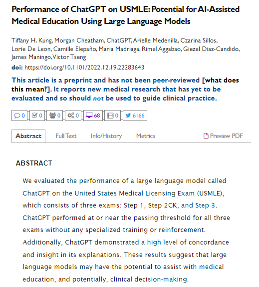 ChatGPT Shocks Medical Community by Passing US Licensing Exam (USMLE)