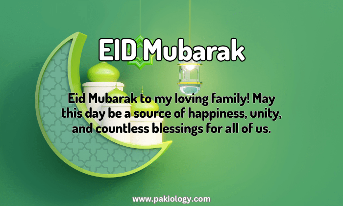 EID Mubarak wishes for family