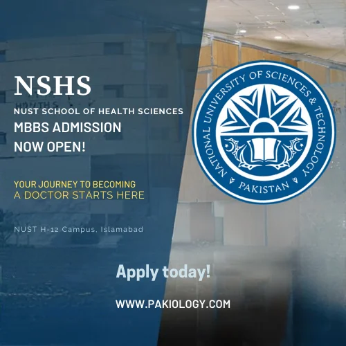 NUST MBBS Admission Session 2023 – 24 | NSHS Admission