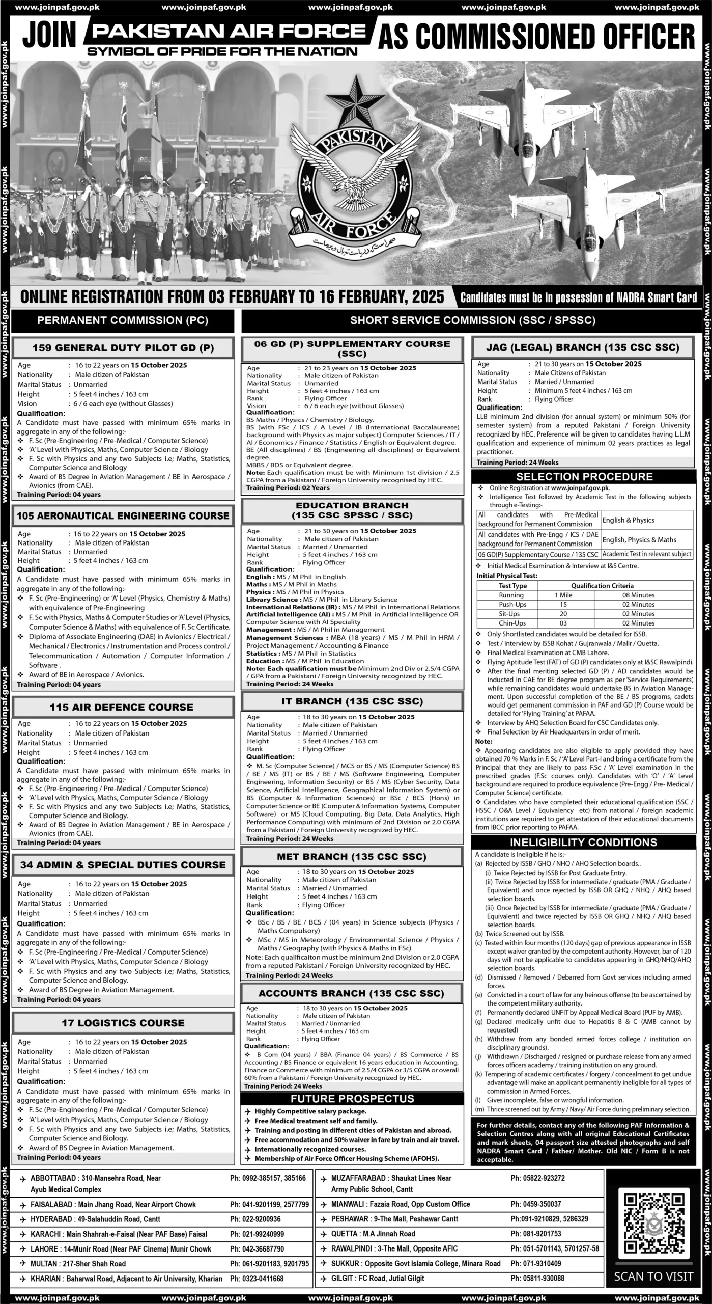 Join PAF as a Commissioned Officer Join PAF as a Commissioned Officer
